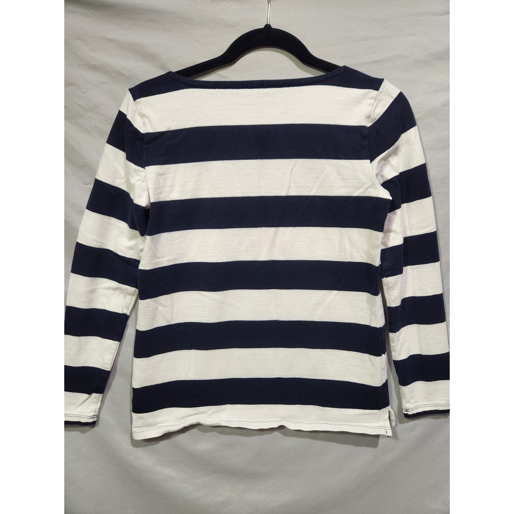 Authentic Talbots Nautical Stripe Rope‎ Heart Valentines Boat Neck Petite - Picture 4 of 6